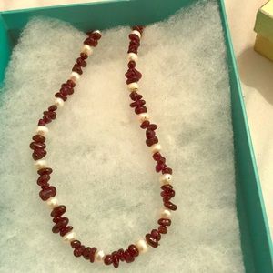 925 pearl beaded necklace